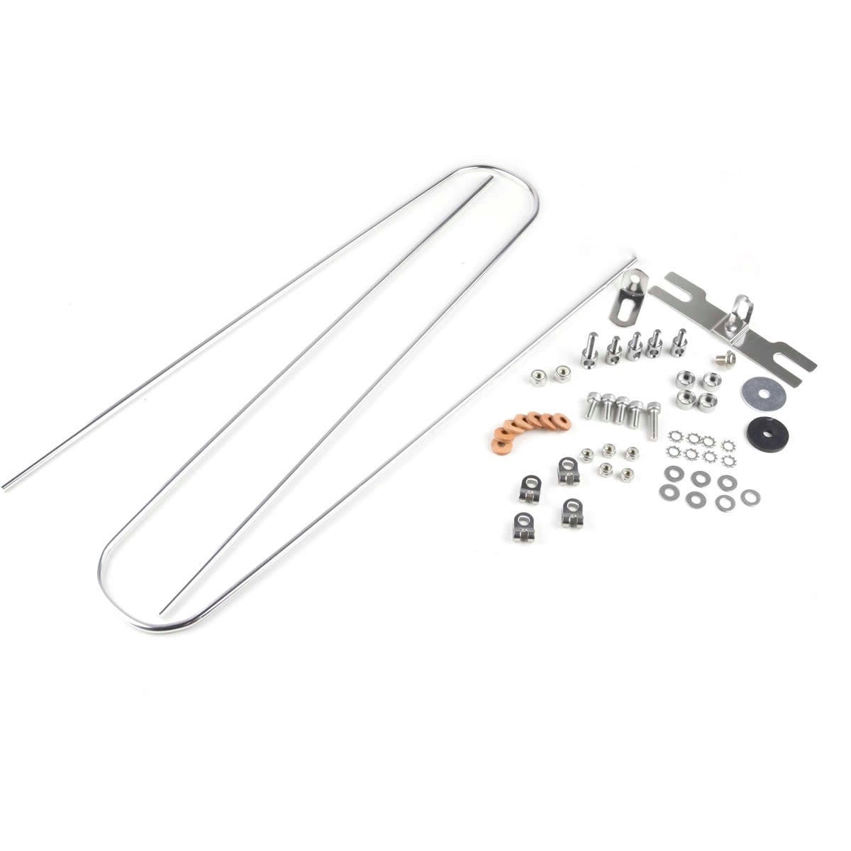 Shine Alloy 700 x 63mm Fender Set Polished