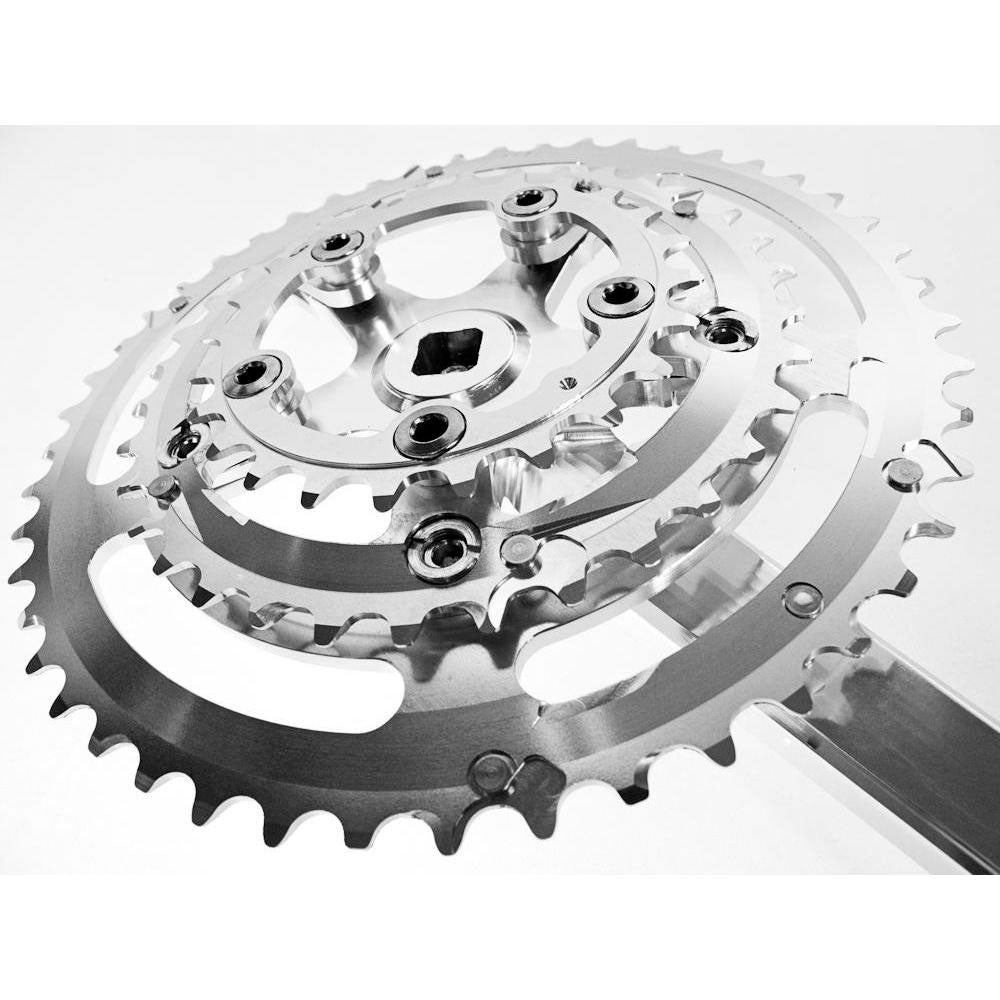 Velo Orange - Grand Cru 110 Fluted Triple Crankset 165mm