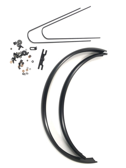 Shine Alloy 700 x 45mm Fenders Matt Black