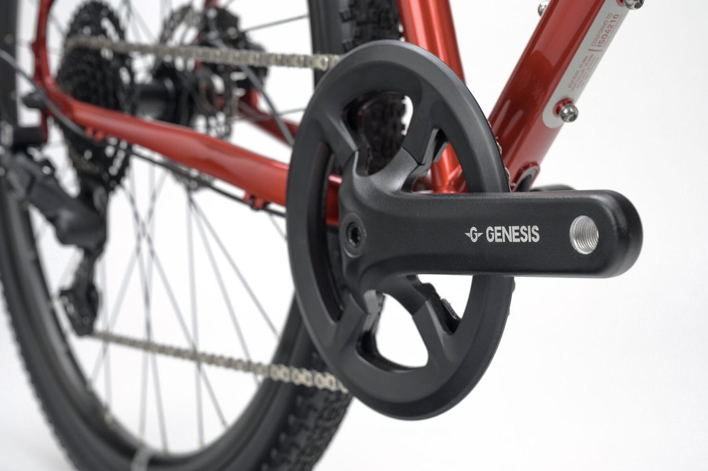 Genesis - CROIX DE FER 10 Flat Bar - Rød