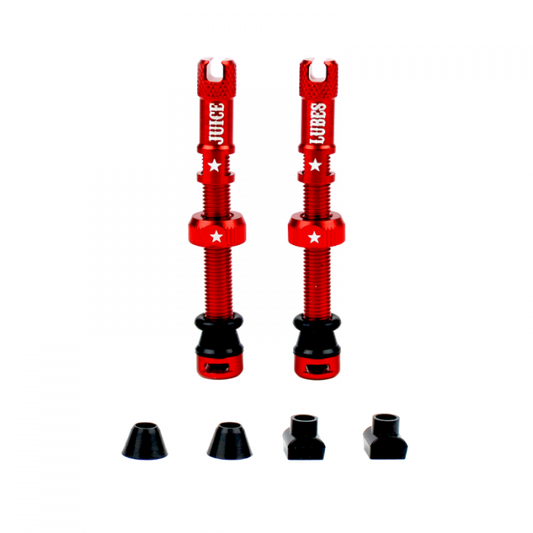 Juice Lubes - Tubeless Valves 65mm Rød