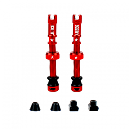 Juice Lubes - Tubeless Valves 65mm MIXED 10-pack