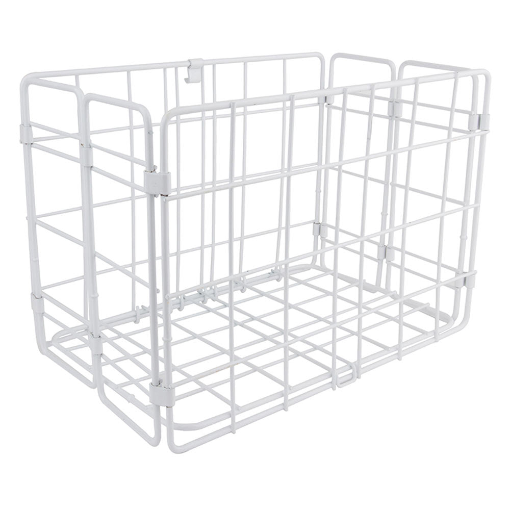 Wald - 582 Rear Folding Basket Hvid